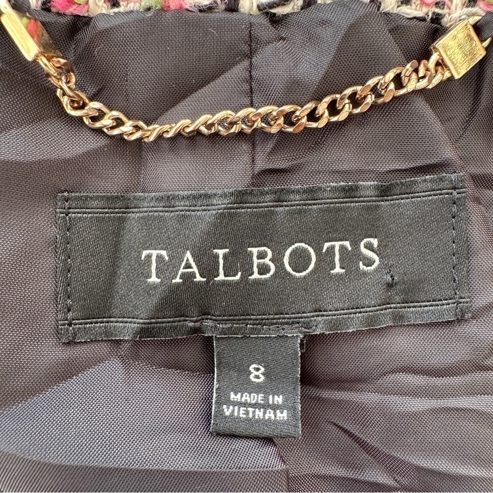 Talbots Multi-Color Tweed Cropped Blazer - Picture 11 of 12